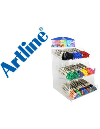 Rotulador Artline Supreme Brush Base De Agua Punta Tipo Pincel Trazo Variable Expositor De 108 Unidades