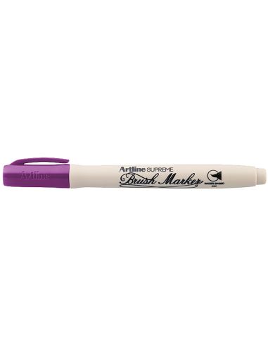 Rotulador Magenta Artline Supreme Brush Pintura Base De Agua Punta Tipo Pincel Trazo Variable