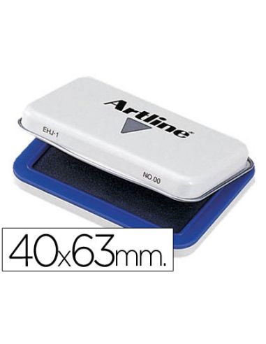 Tampon Artline Nº00 Azul 40X63 Mm