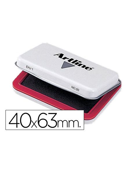 Tampon Artline Nº00 Rojo 40X63 Mm
