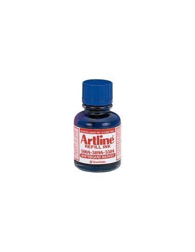 Tinta Artline Azul Para Rotulador Pizarra Blanca 500A Bote 20 Ml