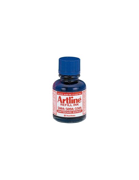 Tinta Artline Azul Para Rotulador Pizarra Blanca 500A Bote 20 Ml