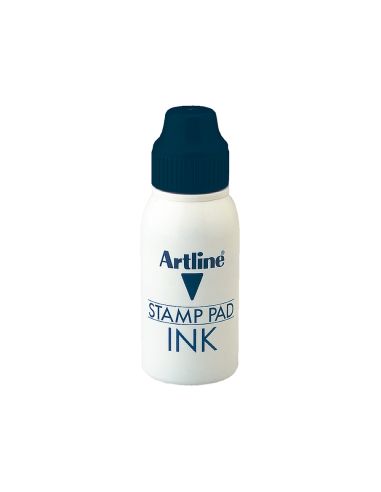 Tinta Tampon Artline Negra Bote 50 Cc