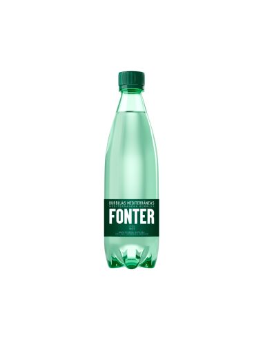 Agua Mineral Natural Con Gas Fonter Botella De 500 Ml