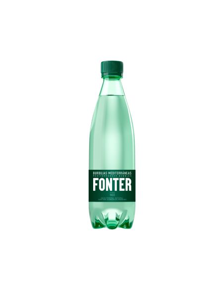 Agua Mineral Natural Con Gas Fonter Botella De 500 Ml