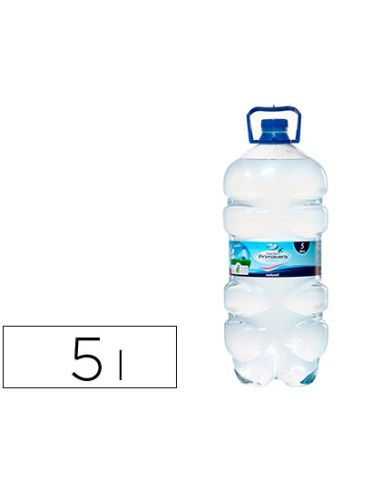 Agua Mineral Natural Fuente Primavera Garrafa De 5 L