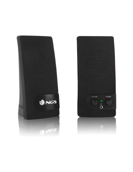 Altavoz Ngs Multimedia 2.0 Rms 2W Alimentacion Usb Con Interruptor Volumen Color Negro