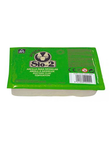 Arcilla Argila Sio-2 Color Blanco Paquete De 1,5 Kg