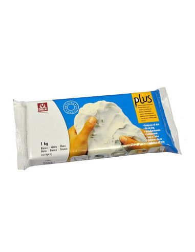 Arcilla Sio-2 Plus Blanca Endurece Al Aire Paquete De 1 Kg