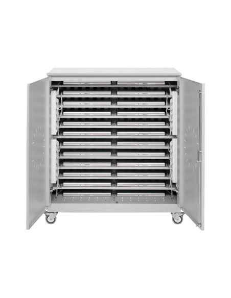 Armario Metalico Iorder Con Ruedas Para Almacenamiento Y Carga 24/36 Portatiles/Netbooks Color