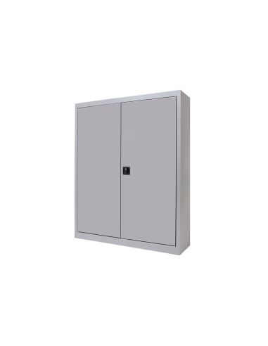 Armario Metalico Rocada Dos Puertas Batientes Incluye Dos Balda 102X105X45 Cm Acabado Ac00 Gris/Gris