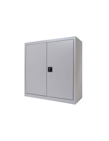 Armario Metalico Rocada Dos Puertas Batientes Incluye Una Balda 80X70X45 Cm Acabado Ac00 Gris/Gris