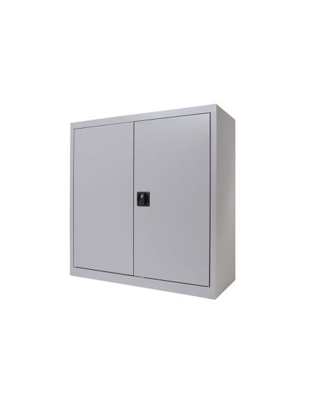 Armario Metalico Rocada Dos Puertas Batientes Incluye Una Balda 80X70X45 Cm Acabado Ac00 Gris/Gris