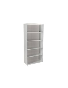 Armario Rocada Con Cuatro Estantes Serie Store 195X90X45 Cm Acabado Gris/Blanco