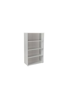 Armario Rocada Con Tres Estantes Serie Store 156X90X45 Cm Acabado Gris/Blanco