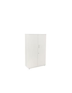 Armario Rocada Con Tres Estantes Y Dos Puertas Serie Store 156X90X45 Cm Acabado Blanco/Blanco