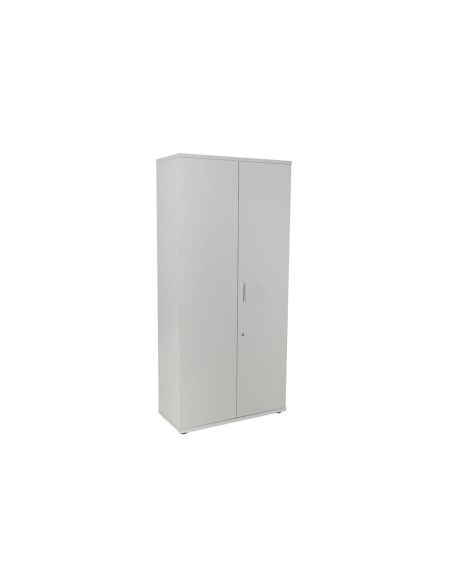 Armario Rocada Con Cuatro Estantes Y Dos Puertas Serie Store 195X90X45 Cm Acabado An02 Gris/Gris