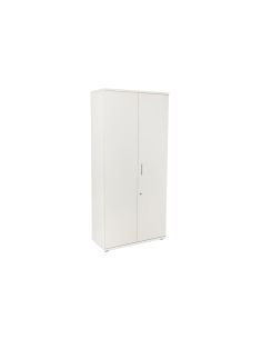 Armario Rocada Con Cuatro Estantes Y Dos Puertas Serie Store 195X90X45 Cm Acabado Aw04 Blanco/Blanco