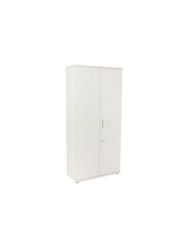 Armario Rocada Con Cuatro Estantes Y Dos Puertas Serie Store 195X90X45 Cm Acabado Aw04 Blanco/Blanco