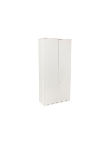 Armario Rocada Con Cuatro Estantes Y Dos Puertas Serie Store 195X90X45 Cm Acabado Aw04 Blanco/Blanco