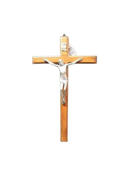 Crucifijo Madera Cuerpo Metal 27X16ººº