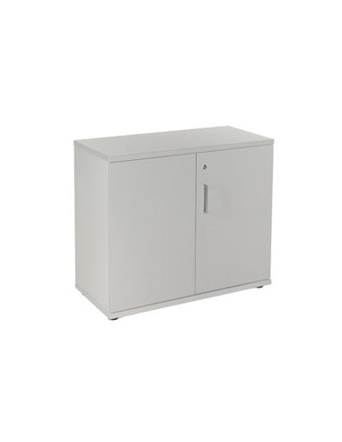 Armario Rocada Con Dos Puertas Y Un Estante Serie Store 78X90X45 Cm Acabado Gris/Gris
