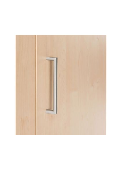 Armario Rocada Con Dos Puertas Y Un Estante Serie Store 78X90X45 Cm Acabado Gris/Gris