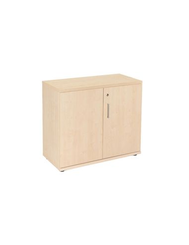Armario Rocada Con Un Estante Y Dos Puertas Enteras Serie Store 78X90X45 Acabado Aa01 Haya/Haya