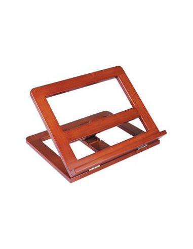Atril Sujetalibros Q-Connect Madera Color Cognac 330X270X65 Mm|Libreriasalesiana
