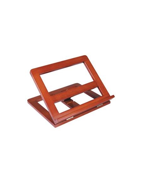 Atril Sujetalibros Q-Connect Madera Color Cognac 330X270X65 Mm|Libreriasalesiana
