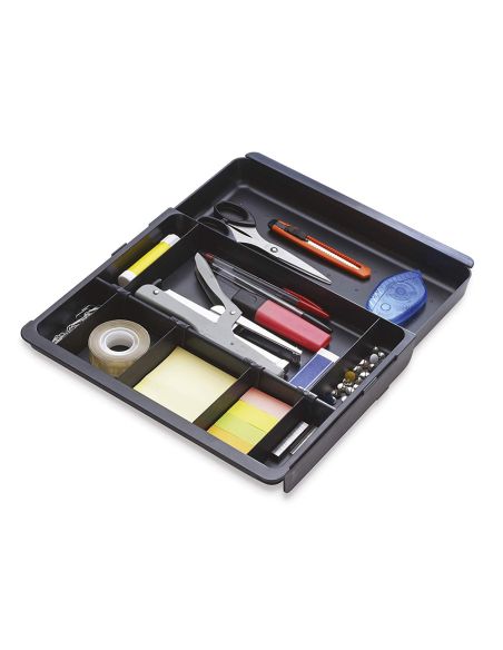 Bandeja Organizadora Exacompta Drawinsert De Cajones Color Negro 298X246X36 Mm