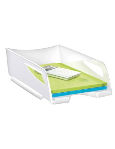 Bandeja Sobremesa Cep Maxi De Gran Capacidad Plastico Blanca 386X270X115 Mm