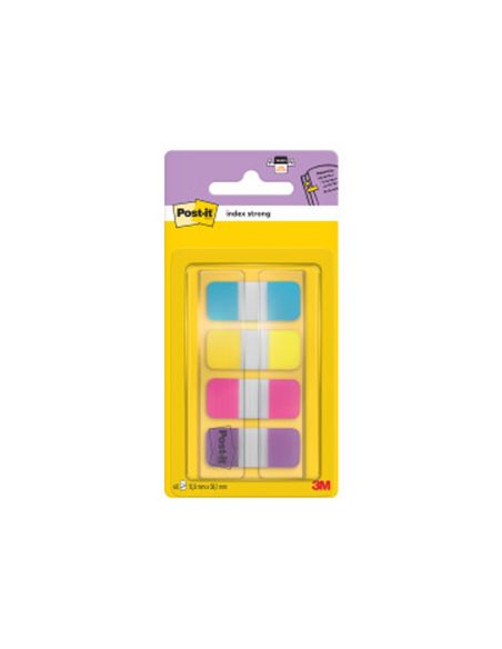 Banderitas Separadoras Rigidas Dispensador 4 Colores Amarillo Azul Rosa Y Violeta Post-It Index 676-Aypv-Eu
