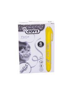 Barra De Maquillaje Jovi Twist Make-Up Amarillo Caja De 5 Unidades 2