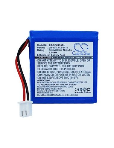 Bateria De Litio Safescan Lb-105 Recargable Para Safescan 155-S