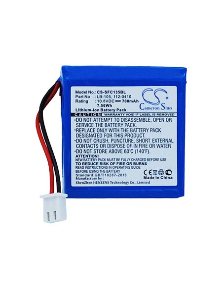 Bateria De Litio Safescan Lb-105 Recargable Para Safescan 155-S