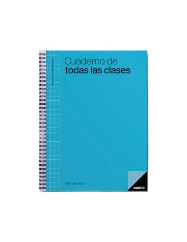 Cuaderno De Todas Las Clases Sv Additio Plan Mensual Del Curso Evaluacion Continua Y Programacion Semanal 22,5X31Cm