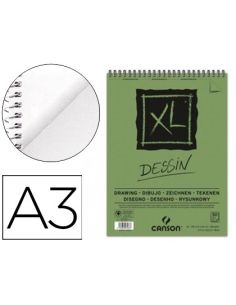 Bloc Dibujo Canson Xl Dessin Din A3 Liso Microperforado Espiral 29,7X42 Cm 50 Hojas 160 Gr/M2
