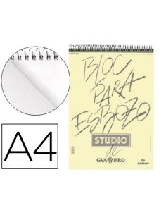 Bloc Dibujo Esbozo Canson Din A4 Microperforado 21X29,7 Cm 100 Hojas Grano Fino 90 Gr/M2