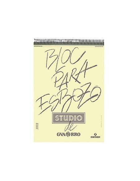 Bloc Dibujo Esbozo Canson Din A4 Microperforado 21X29,7 Cm 100 Hojas Grano Fino 90 Gr/M2