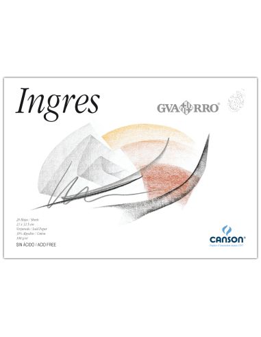 Bloc Dibujo Ingres 230X325 Mm 20 Hojas De 108 G/M2