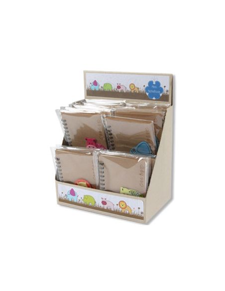 Bloc Espiral Fantasia Animales Mini 95X102Mm Papel 70G/M2