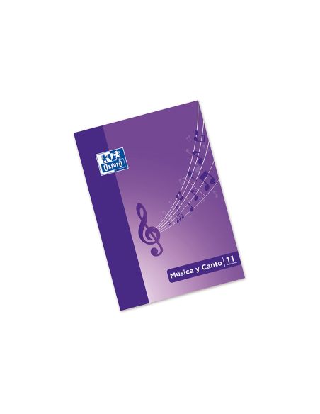 Bloc Musica Y Canto Oxford Pentagrama Interlineado 2 Mm + Cuadricula 5 Mm Din A4 24 Hojas 90G/M2