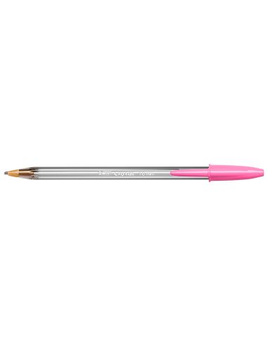 Boligrafo Rosa Bic Cristal Fun Punta 1,6 Mm