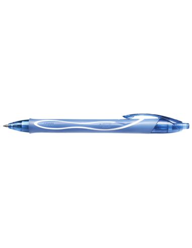 Boligrafo Turquesa Bic Gelocity Quick Dry Retractil Tinta Gel Punta De 0,7 Mm