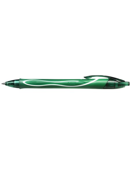 Boligrafo Bic Gelocity Quick Dry Retractil Tinta Gel Verde Punta De 0,7 Mm