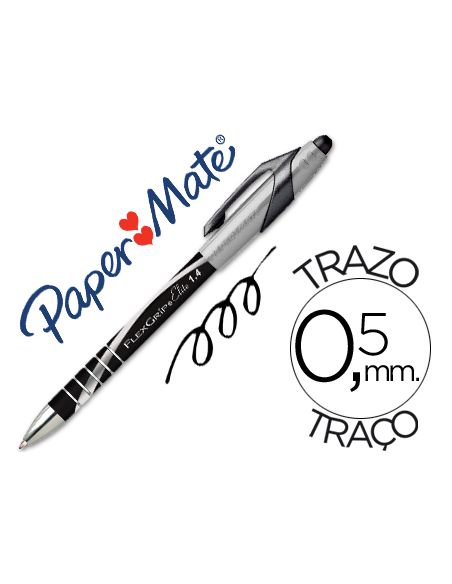 Boligrafo Negro Flexgrip Elite Retractil