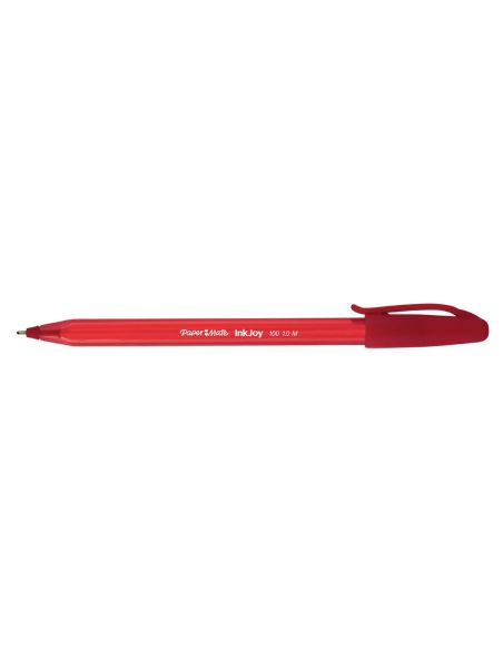 Boligrafo Rojo Paper Mate Inkjoy 100 Punta Media Trazo 1Mm