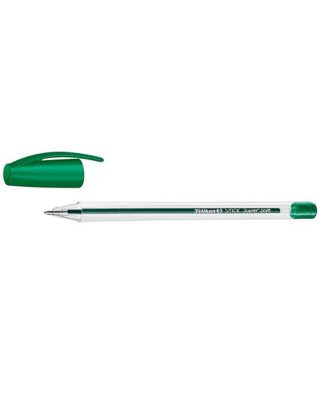 Boligrafo Pelikan Stick Super Soft Verde|Libreriasalesiana