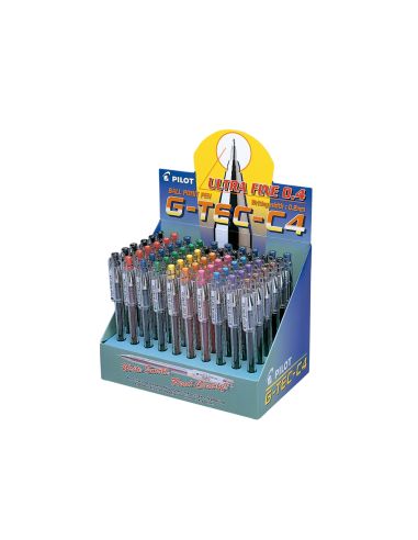 Boligrafo Pilot Punta Aguja G-Tec-C4 Expositor De 60 Unidades